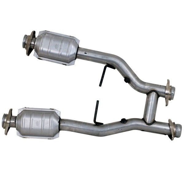 Ford Mustang GT Cobra 2-1/2 Short Catted Mid H-Pipe 96-04