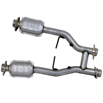 Ford Mustang GT Cobra 2-1/2 Short Catted Mid H-Pipe 96-04