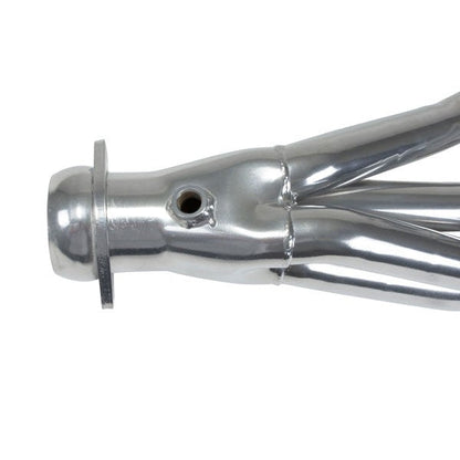 Ford Mustang Coyote Swap 1-3/4 Long Tube Exhaust Headers Polished Silver Ceramic 86-04