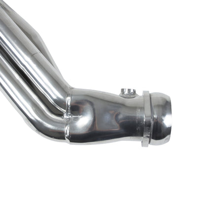 Dodge Challenger Charger Hemi 5.7 1 3/4 Long Tube Exhaust Headers Polished Silver Ceramic 09-24