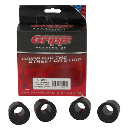 Ford Mustang Offset Steering Rack Bushing Kit Polyurethane 86-04